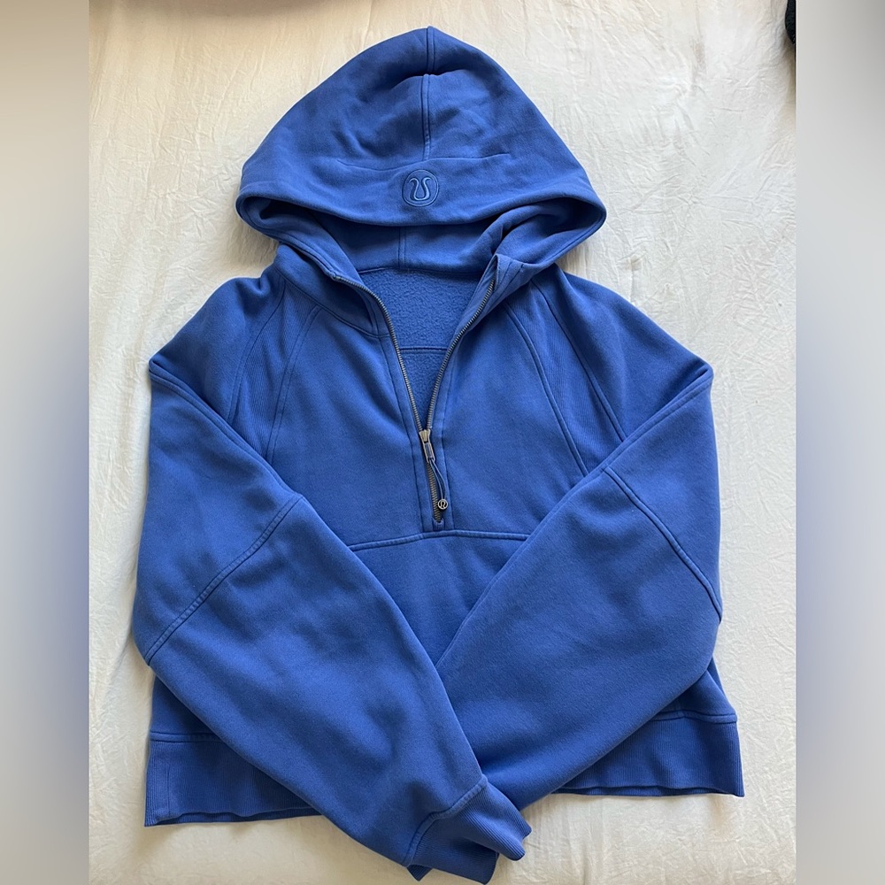 Lululemon Oversized Half-Zip Hoodie M/L Color: Pipe Dream Blue